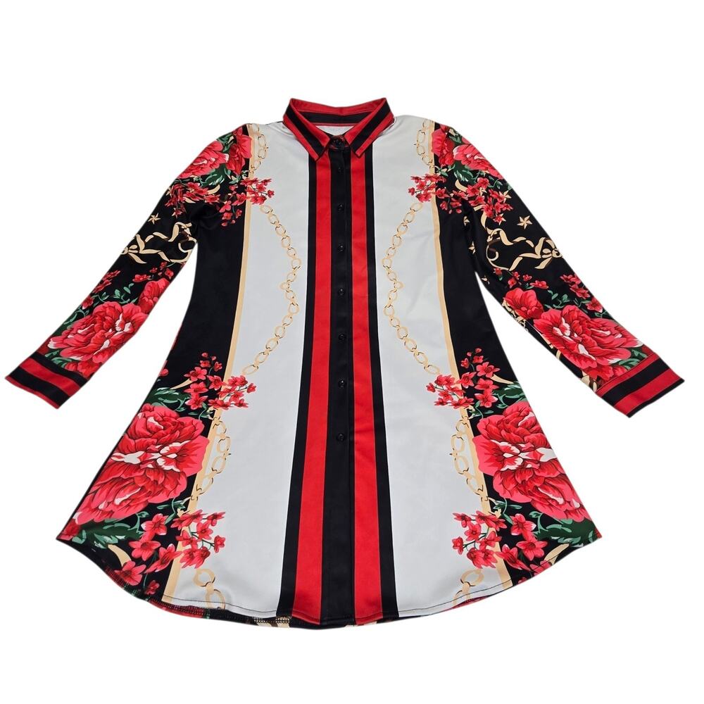 Unbranded Lounge Dress Size 2XL Multicolor